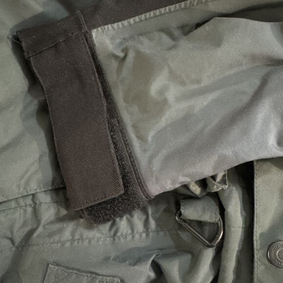 Stearns Dry Wear Rain Jacket L Men’s Zip Up Snap Canvas Nylon Fishing - Picture 6 of 6